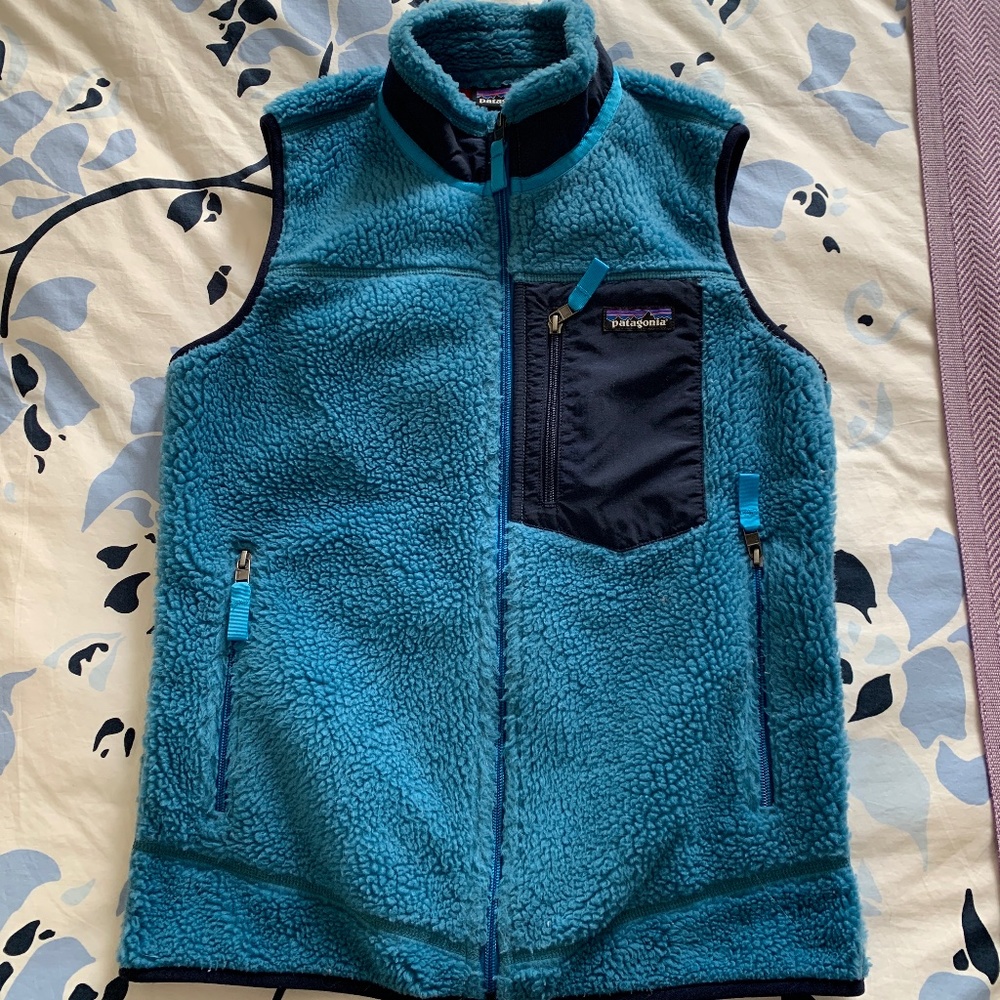 Patagonia vest blue Small
